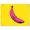 Banaan - Grafisch - Geel tuinposter los doek klein -3d