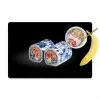 Sushi - Delfts blauw - Rijst - Vis - Elegant Placemat vinyl groot -zzzproduct_Kitchenyeah-website