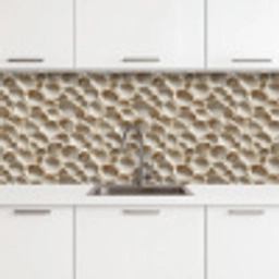 Schelpen - Waaiervorm - Wit keuken achterwand 2 middel 871 -3d