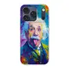 Oude man - Expressief - Kleurrijk Telefoonhoesje iPhone 17 Pro klein -3d