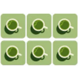 Minimalistisch - Kopjes - Matcha -Groen onderzetter kurk middel -zkaufland3dotto