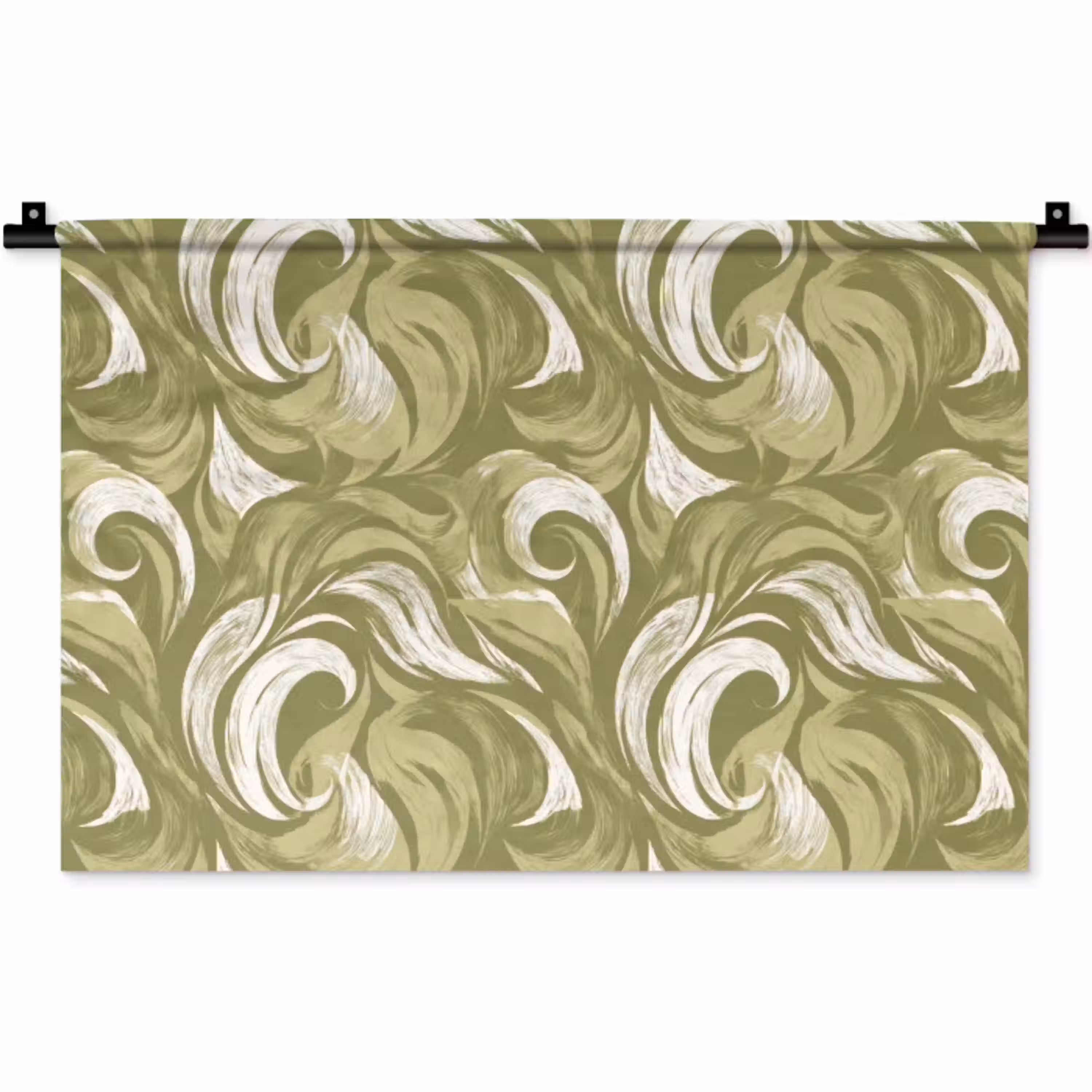 Abstract - Textuur - Groen Wandkleed katoen klein 269 -zz3d