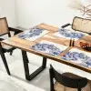 Rustiek - Landgoed - Blauw Placemat vinyl groot -zzsfeer4_Kitchenyeah-website