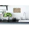 Donuts - Chocolade - Wit - Beige Muursticker klein -keuken