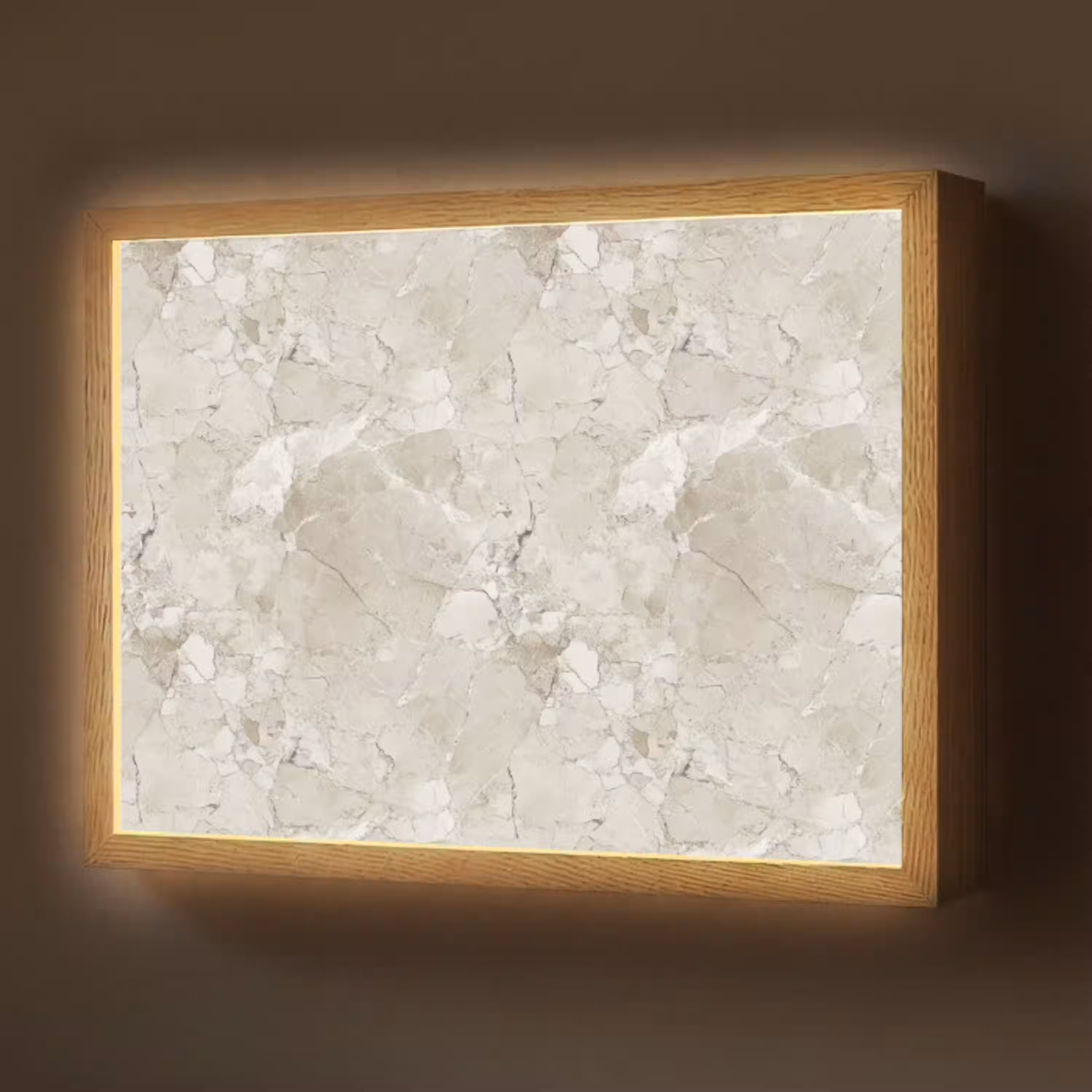 Marmer - Grijs - Aders Light Box met batterij (Wandlamp) middel 907 -z3d_website