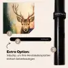 Hert - Geverfd - Gewei - Bruin Inductie beschermer vinyl 3mm middel -zzzzzzz-induclip_DE