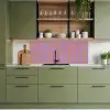 Paars - Oranje - Perzik keuken achterwand 2 middel 871 -sfeer3