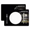 Sardines - Tekst - Vis - Blik Placemat vinyl groot -zzsfeer2_Kitchenyeah-website