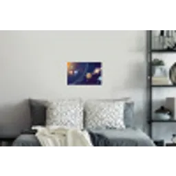 Planetenstelsel - Ruimte - Illustratie Muursticker klein -slaapkamer