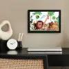 Wilde dieren - Jungle - Leeuw - Tijger - Meisjes - Kids - Jongens fotolijst zwart zonder passe partout klein -sfeer1