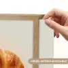 Croissant - Brood - Beige Light Box met batterij (Wandlamp) middel -USP_websiteprintFR