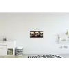 Schedels - Graffiti - Neon textielposter latten blank klein -kinderkamer