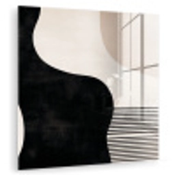 Abstract - Japandi - Beige - Modern plexiglas 5mm klein -zzzproduct_nieuw