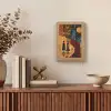 Silhouetten - Abstract - Zon - Maan Light Box met kabel (Tafellamp) klein -sfeer2