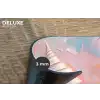 Schelp - Pastel - Pink Placemat vinyl groot -closeup