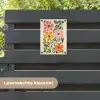 Bloemen - Speels - Kleurrijk tuinposter los doek klein -sfeer3