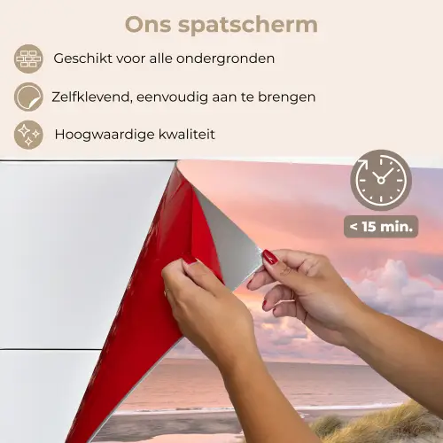 Strand - Zee - Duin - Zonsondergang keuken achterwand spatscherm klein -spatscherm_NL