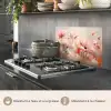 Bloemen - Watercolor - Roze - Abstract - Kunst keuken achterwand spatscherm klein -usp_FR