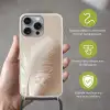 Veer - Minimalistisch - Roze Hoesje iPhone 16 Pro Max met koord klein -sfeer2_NL