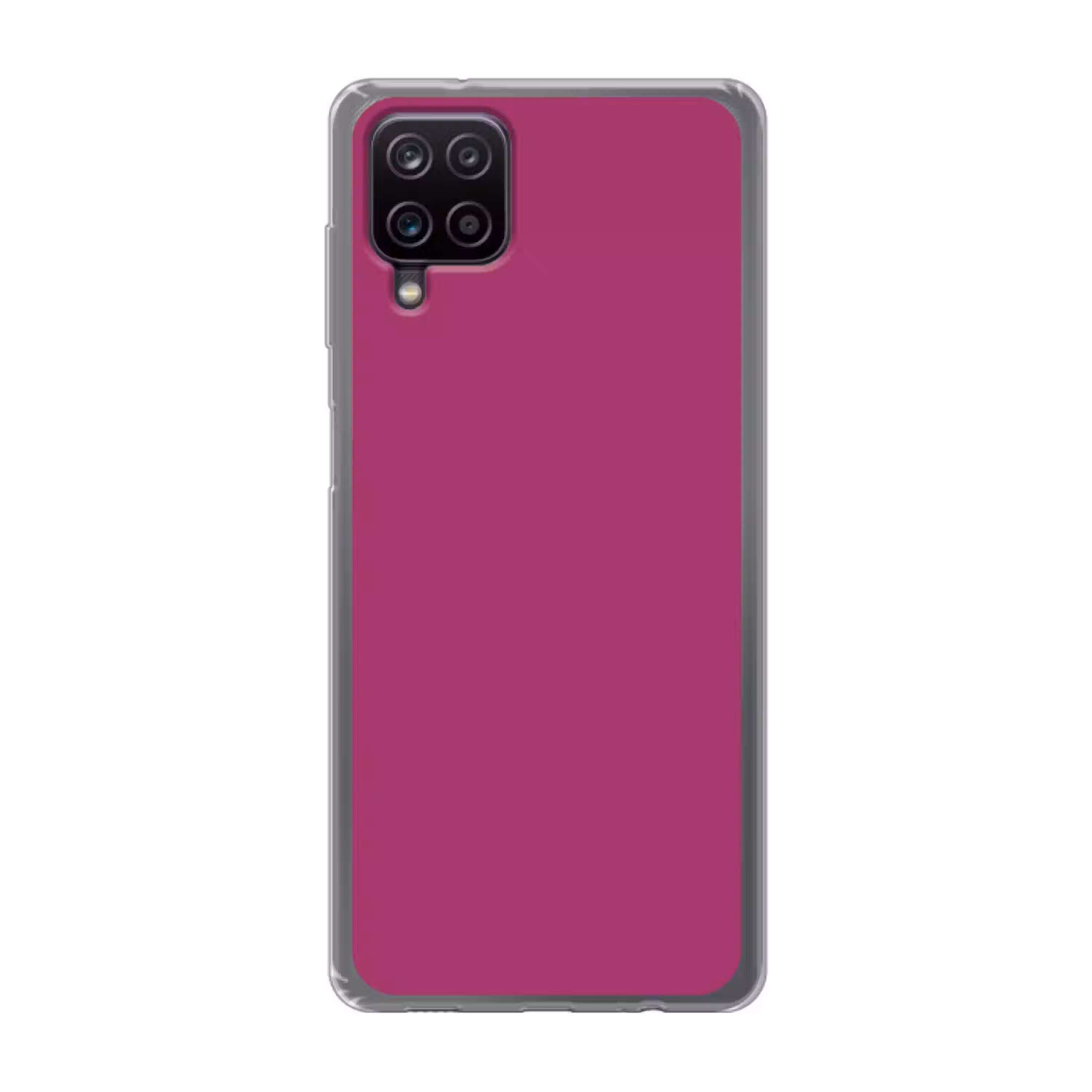 Deep - Magenta - Paars Telefoonhoesje Samsung Galaxy A12 klein 372 -3d