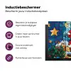 Kerstman - Glas - Kleurrijk Inductie beschermer vinyl 3mm klein -zzzzzzz-cc-usp