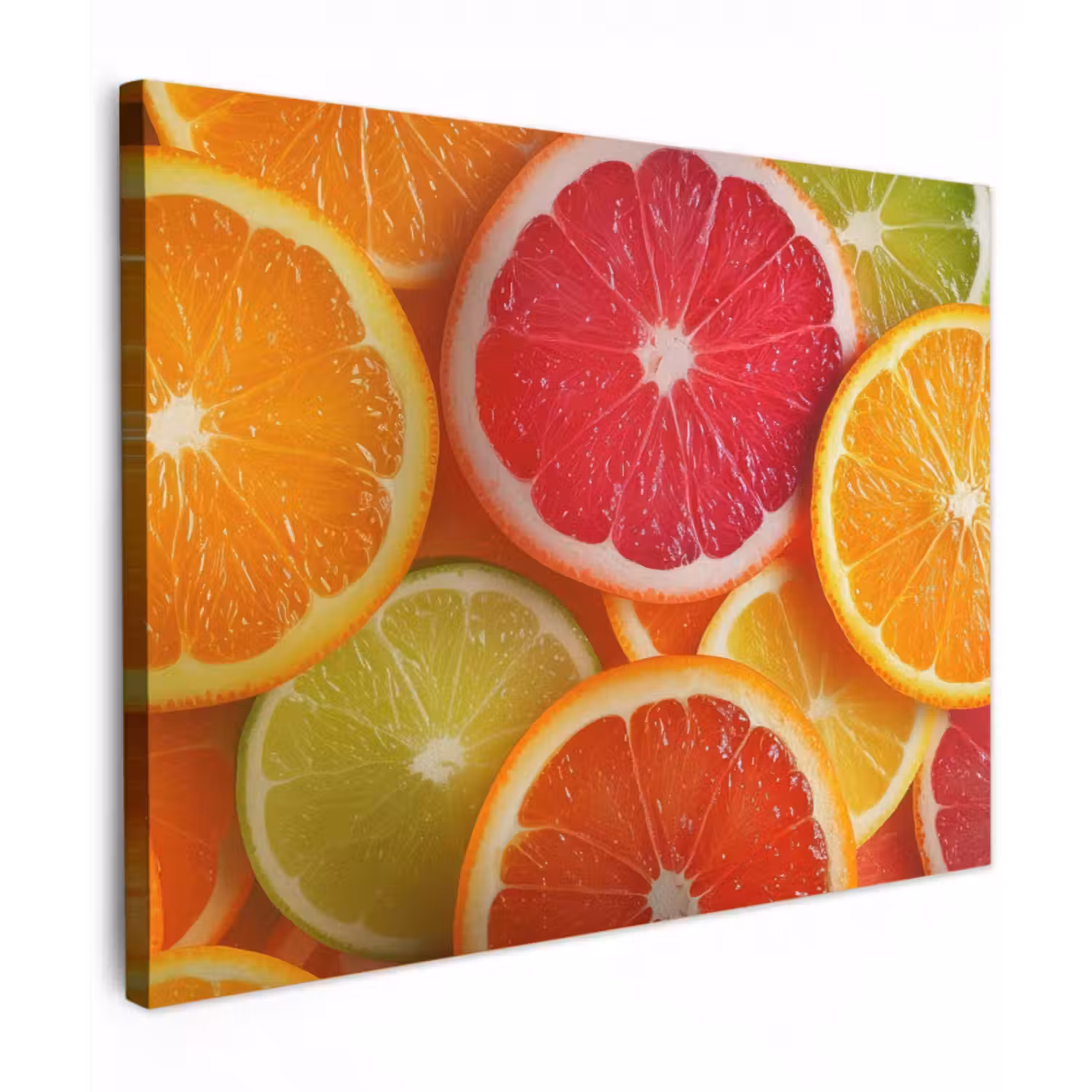 Leinwandbild - Obst - Bunt - Nahaufnahme