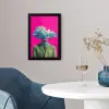Man - Pak - Wolk - Roze fotolijst zwart zonder passe partout klein -sfeer4