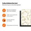 Modern - Abstract - Beige Inductie beschermer vinyl 3mm klein 276 -zzzzzzz-td-ups