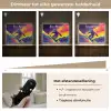 Snowboarden - Sneeuw - Kleurrijk Light Box met batterij (Wandlamp kind) middel -USP_dimbaarNL