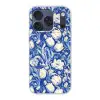 Bloemen - Delfts Blauw - Patroon - Tulp Telefoonhoesje iPhone 17 Pro klein -3d