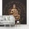 Boeddha - Mantra - Meditatie - Spiritueel - Koper fotobehang vinyl groot -woonkamer