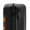 Uil in kleurrijke graffiti stijl NBS - Handbagage koffer - Unisex middel -slot