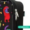 Patroon van monsters Kinderkoffer - Zwart klein -rits_NL