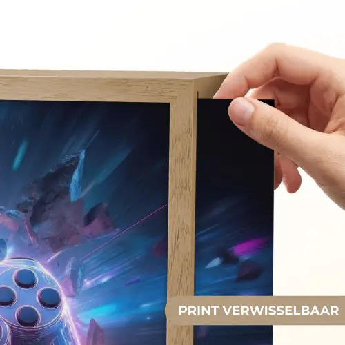 Controller - Neon - Explosie - Abstract Light Box met batterij (Wandlamp kind) middel -USP_websiteprintNL