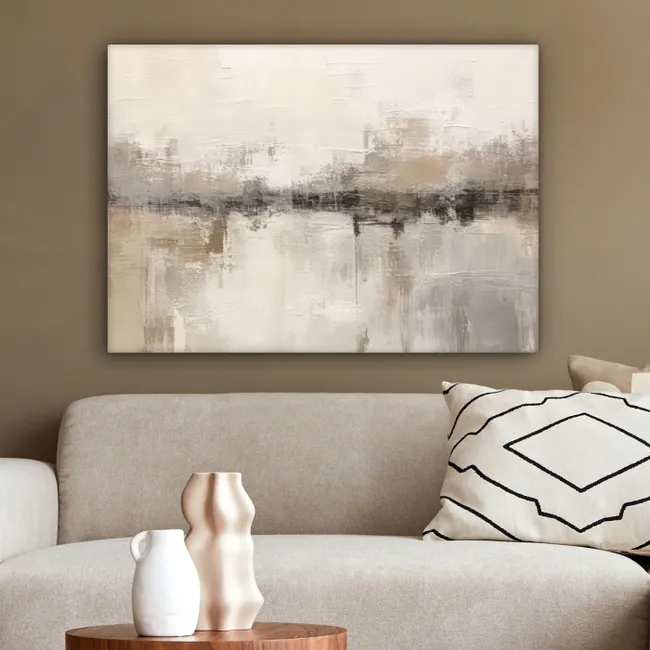 Canvas - Moderne kunst - Abstract - Beige