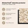 Bloemen - artistiek - Goud Inductie beschermer vinyl 3mm middel 274 -vsfeer2_ENG