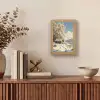 Winter - Sneeuw - Huis - Natuur Light Box met kabel (Tafellamp) klein -sfeer2