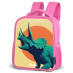 Dino - Triceratops  - Dier Kinderrugzak - Roze middel -schuin