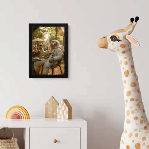 Wijn - Rood - Terras - Koffie fotolijst zwart zonder passe partout klein -usfeer4_kinderkamer