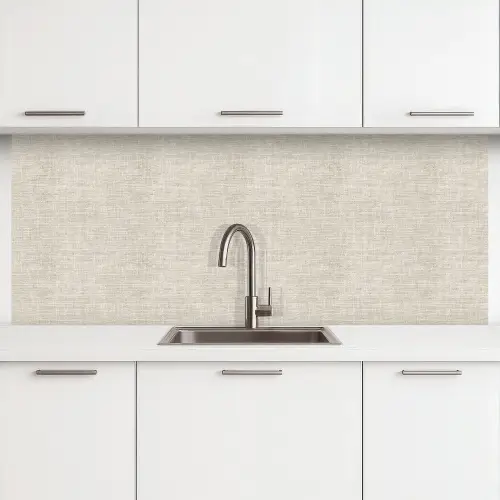 Linnen - Textuur - Beige keuken achterwand 2 middel 871 -3d