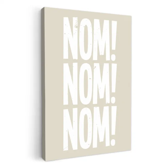 Beige - Vintage - Japandi - Decoratie KitchenYeah - Keuken - Canvas klein -3d