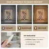Minimalistisch - Vaas - Bloemen - Bruin Light Box met kabel (Tafellamp) klein -USP_lichtkleurDE