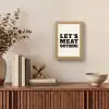 Tekst - Blokletters - Zwart - Vlees Light Box met kabel (Tafellamp) klein -sfeer2