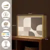 Geometrisch - Geweven structuur - Modern Light Box met batterij (Wandlamp) middel -USP_websiteoverzichtNL
