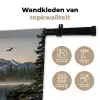 Bergen - Water - Bomen Wandkleed katoen klein -sfeer2