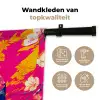 Varken - Bloemkroon - Kimono - Abstract Wandkleed katoen klein -sfeer2