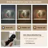 Paard - Bloemen - Natuur - Dieren - Bos - Oranje Light Box met batterij (Wandlamp kind) middel -USP_lichtkleurNL