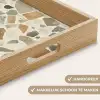 Stenen - Terrazzo - Decoratie - Tegels Dienblad Rechthoek middel -USP_HandgreepNL