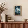 Zeewezen - Wit - Golven - Water Light Box met kabel (Tafellamp) klein -sfeer2
