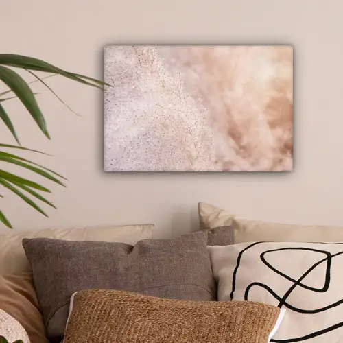 Pampasgras - Structuur - Planten - Natuur canvas 2cm klein -sfeer1
